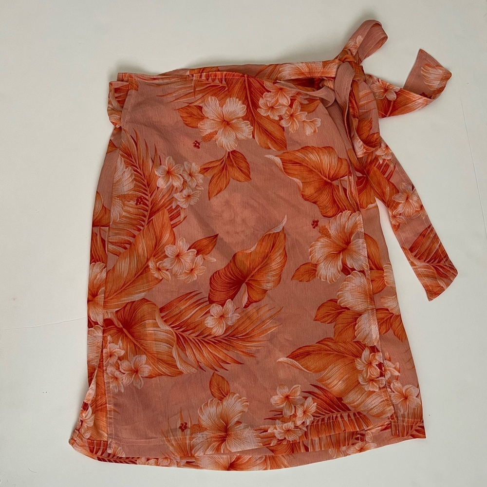 Floral Wrap Skirt
